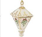 Lenox 2018 Holiday Annual Ornament Lantern Holly Berries Gold Christmas Gift NEW0