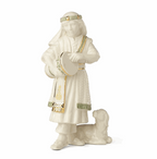 Lenox First Blessing Drummer Boy Figurine Nativity Lamb Green & Gold Accent NEW3