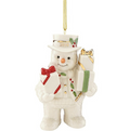 Lenox 2018 Snowman Figurine Ornament Annual Gifts Galore Happy Holly Days NEW0