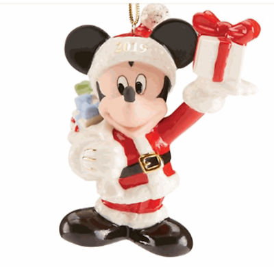 Lenox Disney 2019 Merry Mickey Ornament Figurine Annual Mouse Christmas NEW0