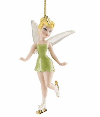 Lenox Disney 2019 Skating Tinkerbell Ornament Figurine Fairy Pixie Christmas NEW0