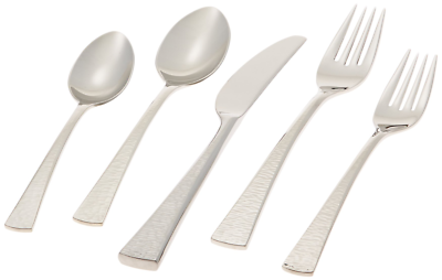 Gorham Biscayne 65 PC Flatware Set Service For 12 Stainless 18/10 Hammered NEW2