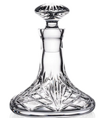 Waterford Crystal Tidmore Decanter & Stopper Small Ships 1058644 NEW IN BOX0