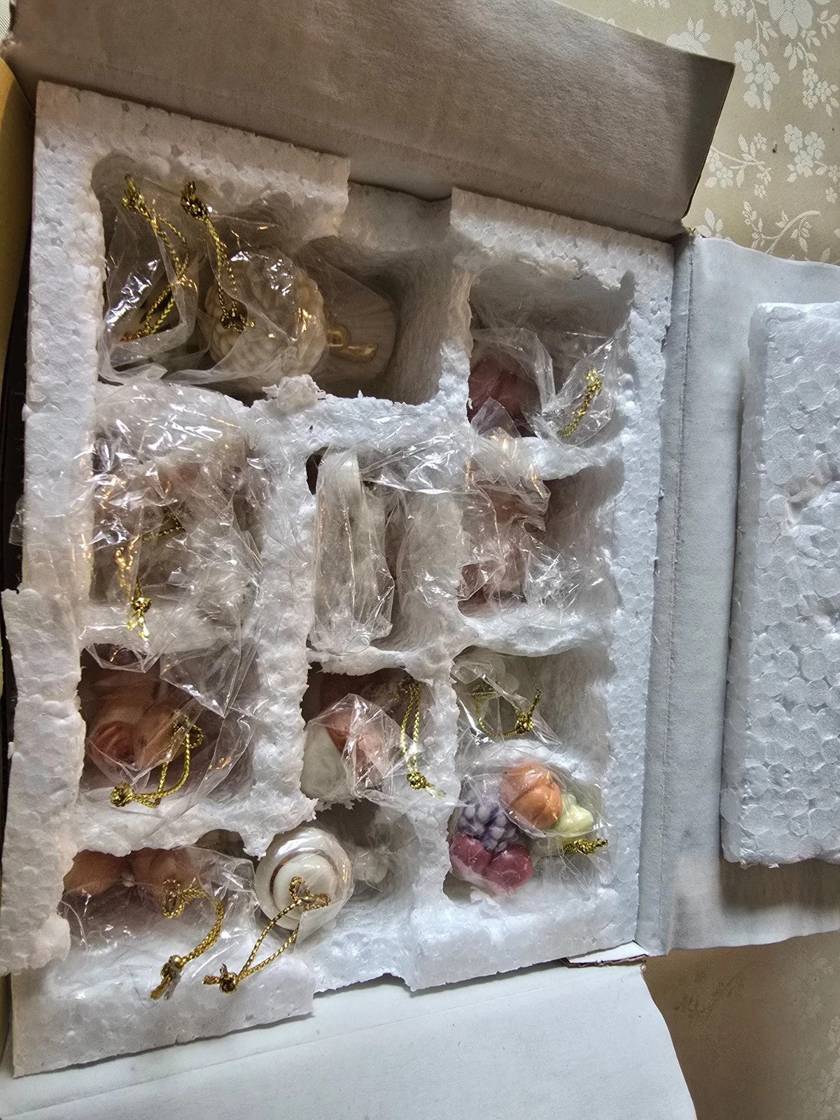 Lenox Autumn Delights Miniature Tree Ornaments 12 Thanksgiving Turkey Corn NEW6