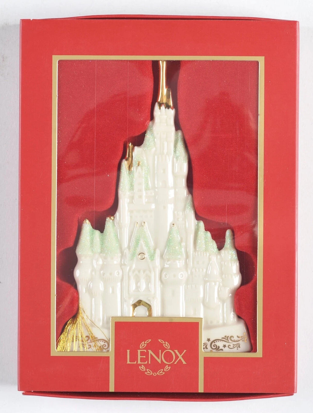 Lenox Disney 2022 Princess Cinderella's Castle Ornament Porcelain Christmas NEW9