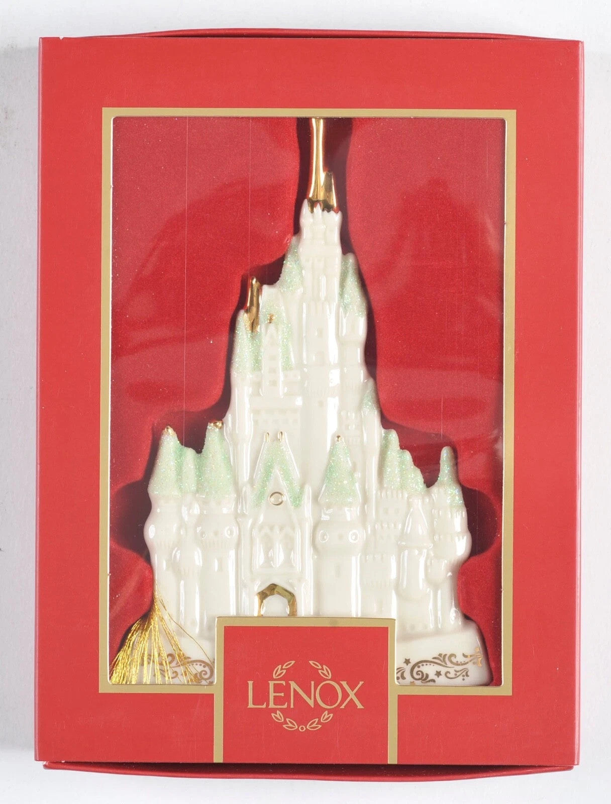 Lenox Disney 2022 Princess Cinderella's Castle Ornament Porcelain Christmas NEW9