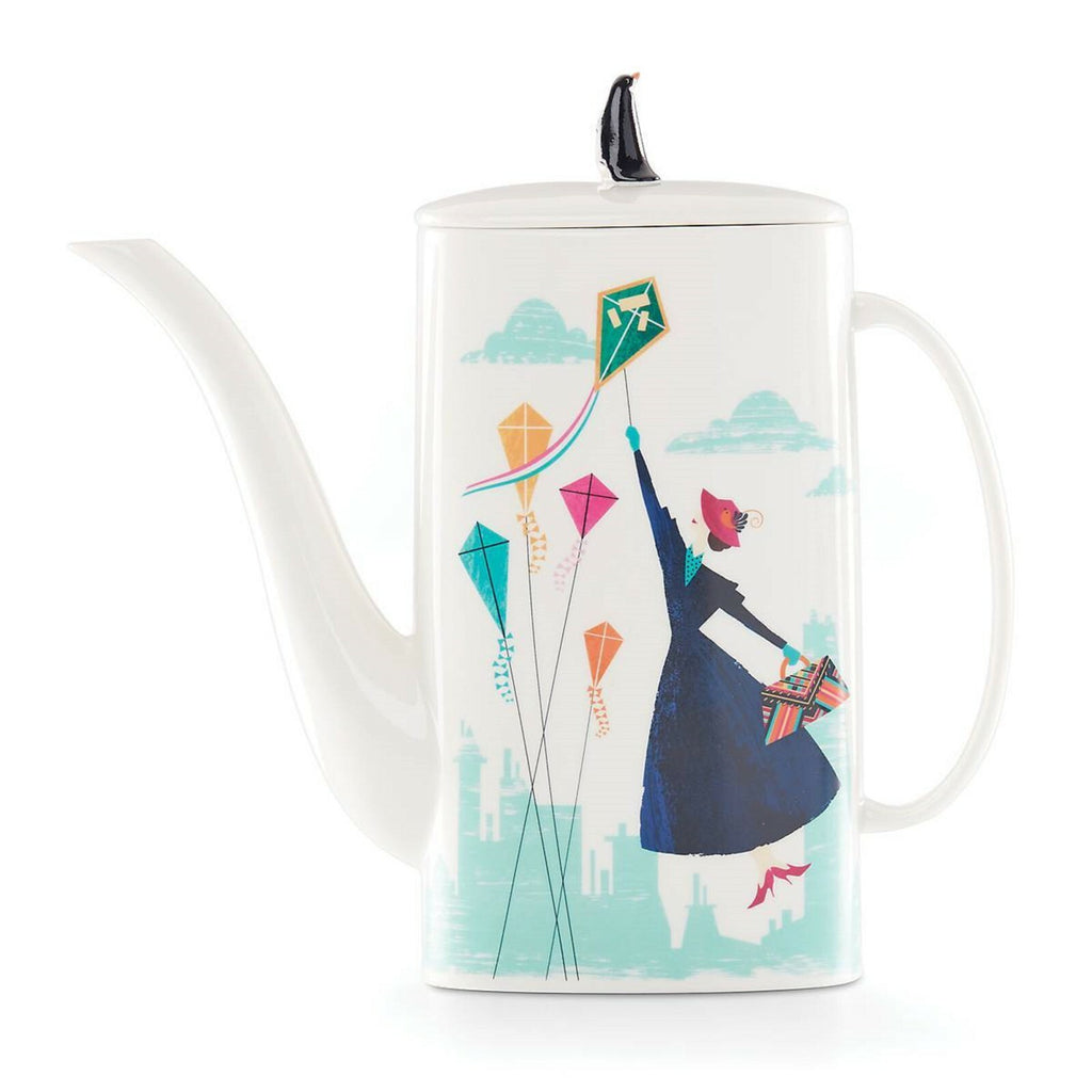 Lenox Disney Mary Poppins  Returns Teapot & Lid Kite Umbrella Penguin 1.5 QT NEW0