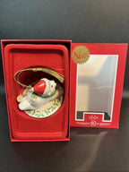 Lenox The Polar Bear Express Ornament Holiday Pattern Saucer Sled Christmas NEW6