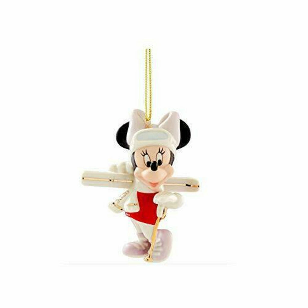 Lenox Disney 2020 Mickey & Minnie Mouse Figurines Ornament Set 2 Let it Snow NEW2