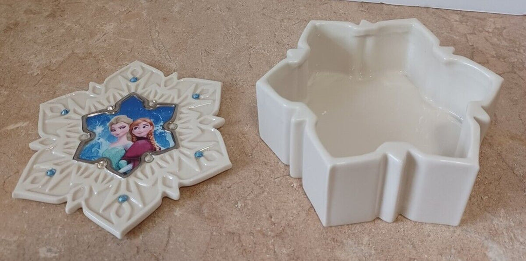 Lenox Disney Frozen Elsa & Anna Sisters Treasure Box Snowflake Crystals Gift NEW15