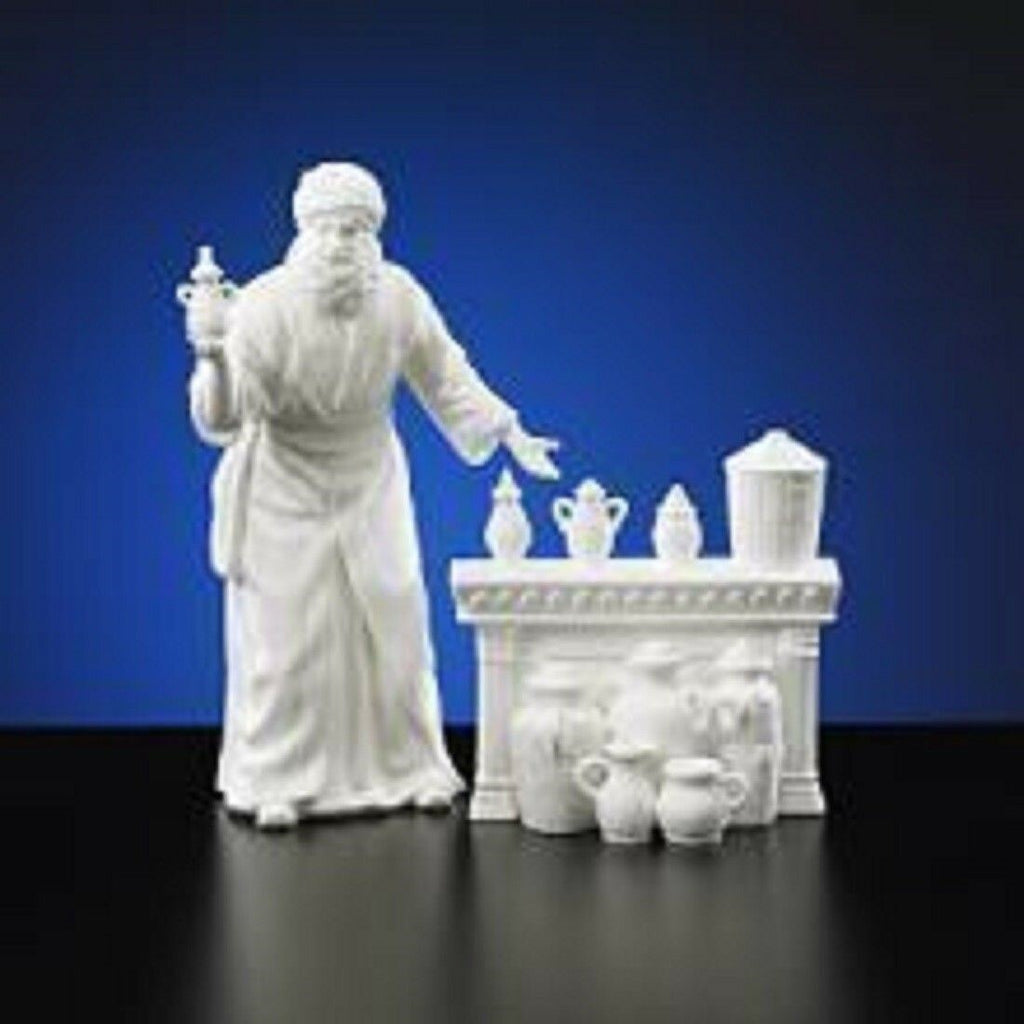 Lenox Perfume Seller Figurine White Bone At The Bazaar Nativity Christmas NEW3