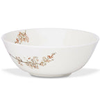 Lenox Chirp White Large Serving Bowl Round Floral Blossoming Branch 9.5" USA NEW0