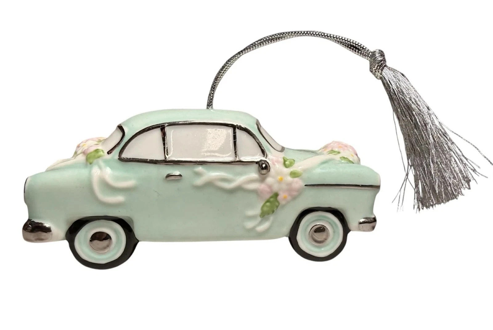 Lenox 2020 Wedding Car Ornament Just Married Honeymoon Retro Gift Christmas NEW9