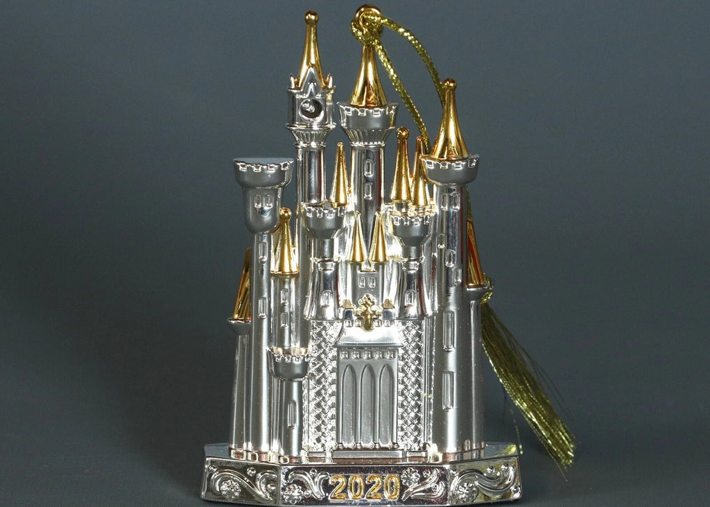Lenox Disney 2020 Princess Cinderella's Castle Ornament Silver Christmas NEW5