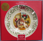 Lenox 2016 Santa Holiday Collectors Plate Annual Making A List Christmas USA NEW2