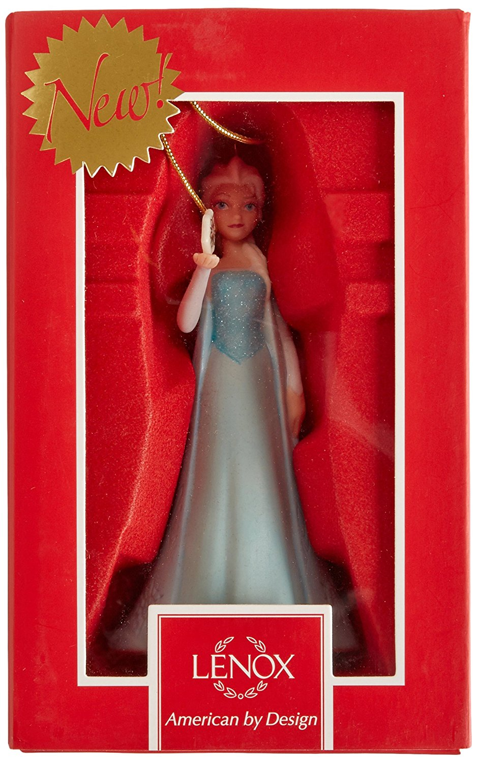 Lenox Disney Frozen Snow Queen Elsa Figurine Ornament Snowflake Christmas NEW3