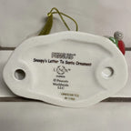 Lenox Peanuts Snoopy's Letter to Santa Ornament Figurine Woodstock Mailbox NEW6