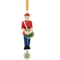 Reed & Barton 12 Drummers Drumming Ornament Glass Twelve Days Of Christmas NEW0