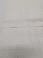 Sferra Ivory Houndstooth Standard Pillowcases Egyptian Cotton Sateen Italy NEW7