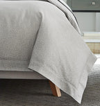 Sferra Catella Queen Duvet Euro Set 3PC Lunar Cotton Sateen Jacquard Italy NEW2