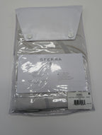 Sferra Caravino Tin Standard Sham Swirly Ribbon Design Sateen Jacquard Italy NEW6