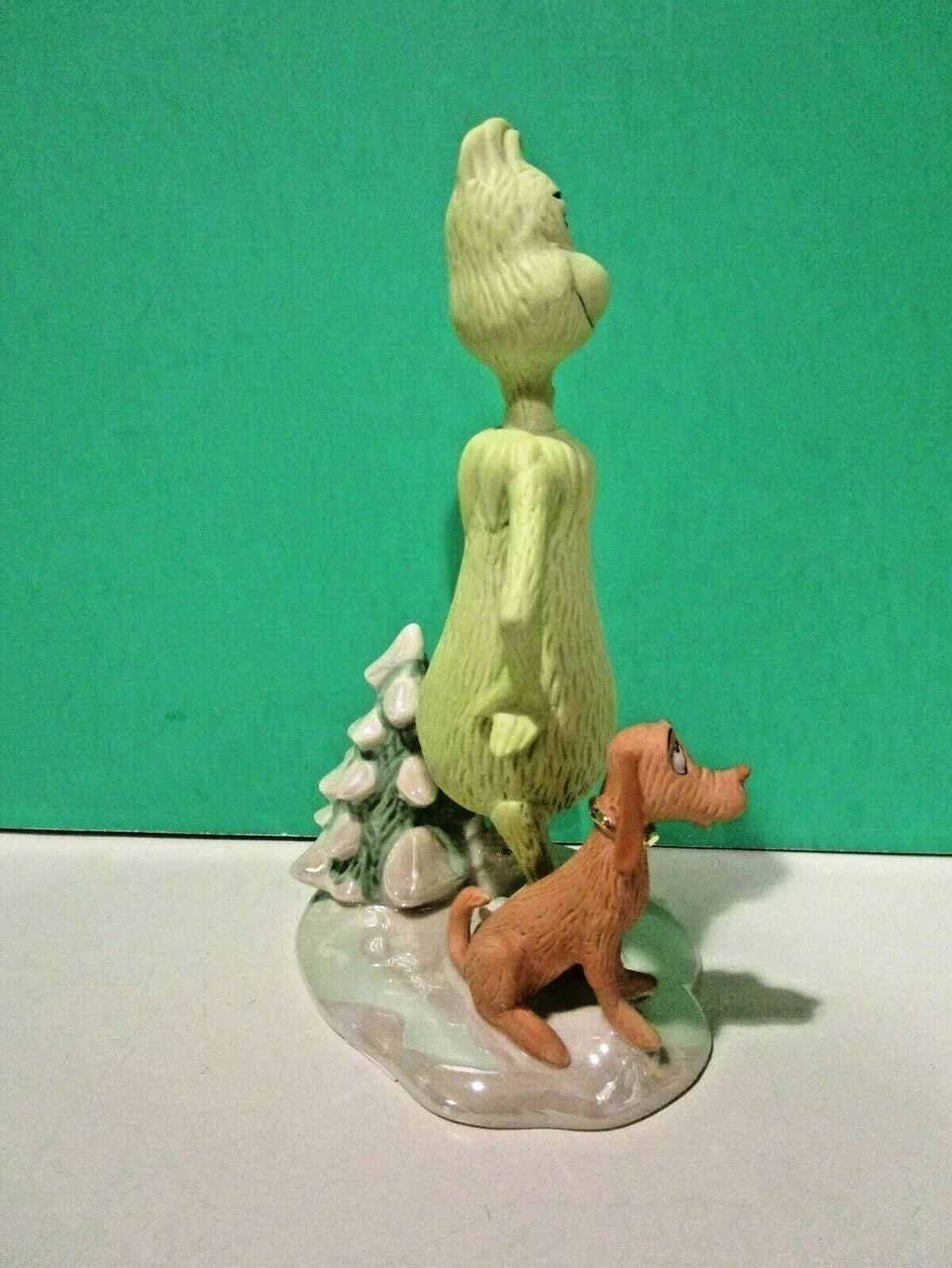 Lenox Grinch Figurine Dr. Seuss A Wonderful Awful Idea Max Dog Christmas Who NEW7