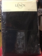 Lenox Black Square Tablecloth 52" Square 100% Cotton Washable Halloween NEW2