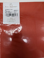 Yves Delorme Triomphe Orange Queen Sheet Set 4PC 100% Egyptian Cotton Sateen NEW3