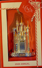 Lenox Disney 2020 Princess Cinderella's Castle Ornament Silver Christmas NEW1
