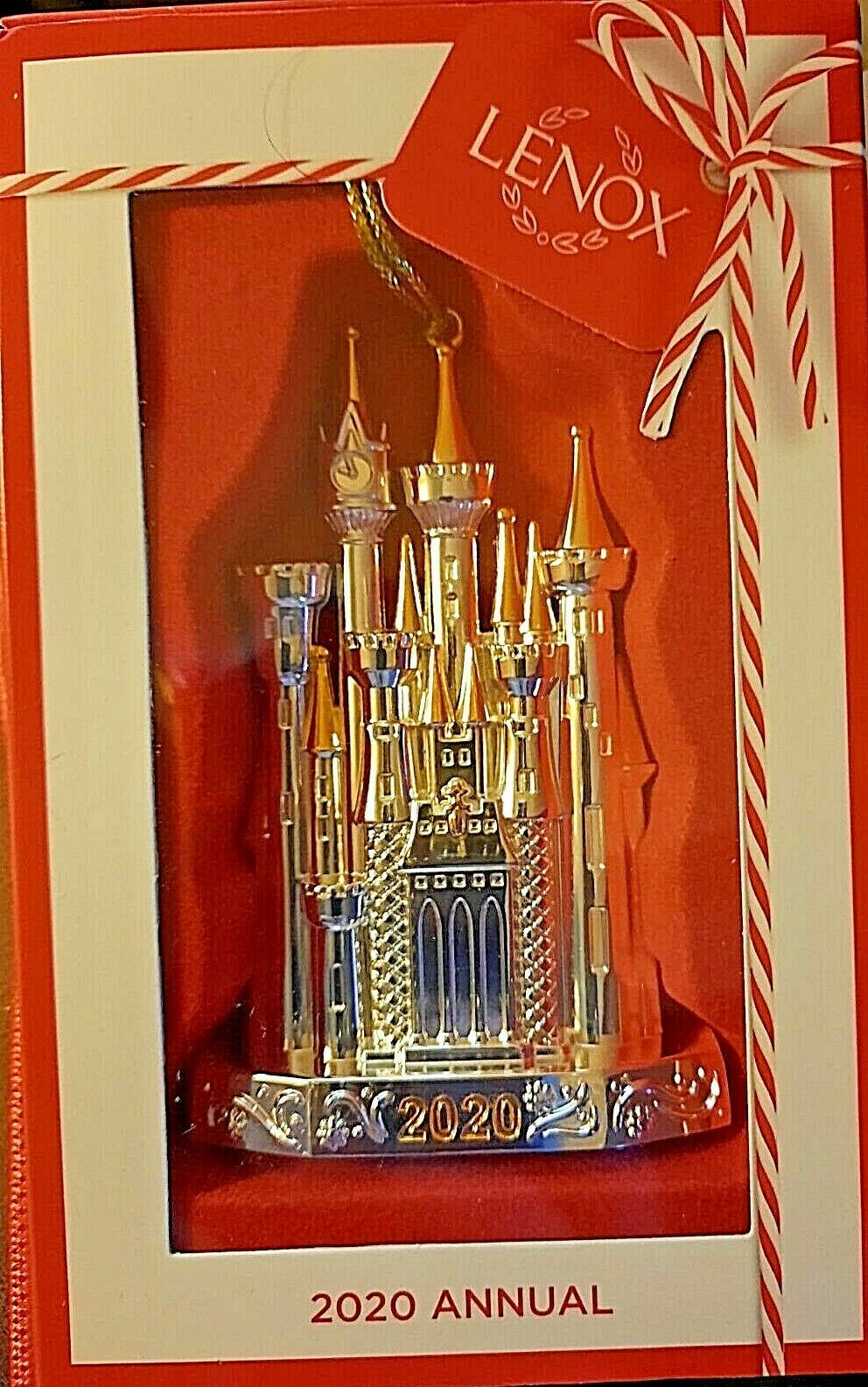 Lenox Disney 2020 Princess Cinderella's Castle Ornament Silver Christmas NEW1