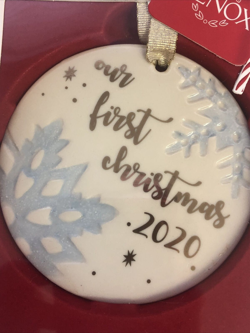Lenox 2020 Relationship Friendship Ornament Couples Our First Christmas NEW1