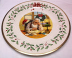 Lenox 2016 Santa Holiday Collectors Plate Annual Making A List Christmas USA NEW10