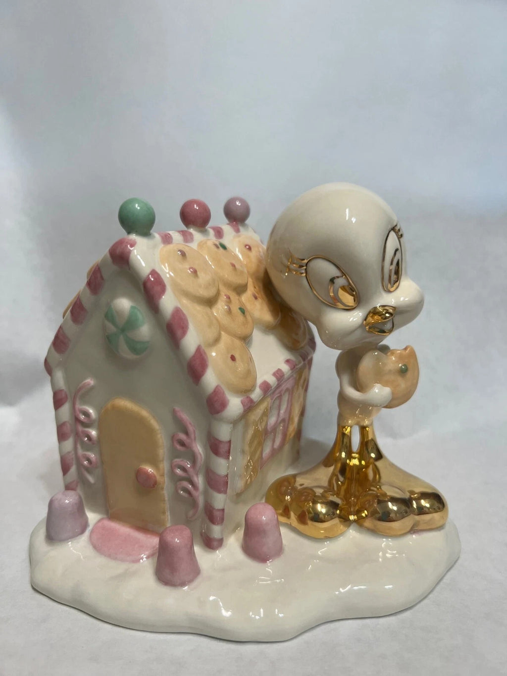 Lenox Tweety Bird Gingerbread House Figurine Christmas Looney Tunes 5.25" H NEW12