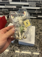 Lenox 2012 Merry Moose Figurine Ornament Annual  Marcel School Crossing Sign NEW8