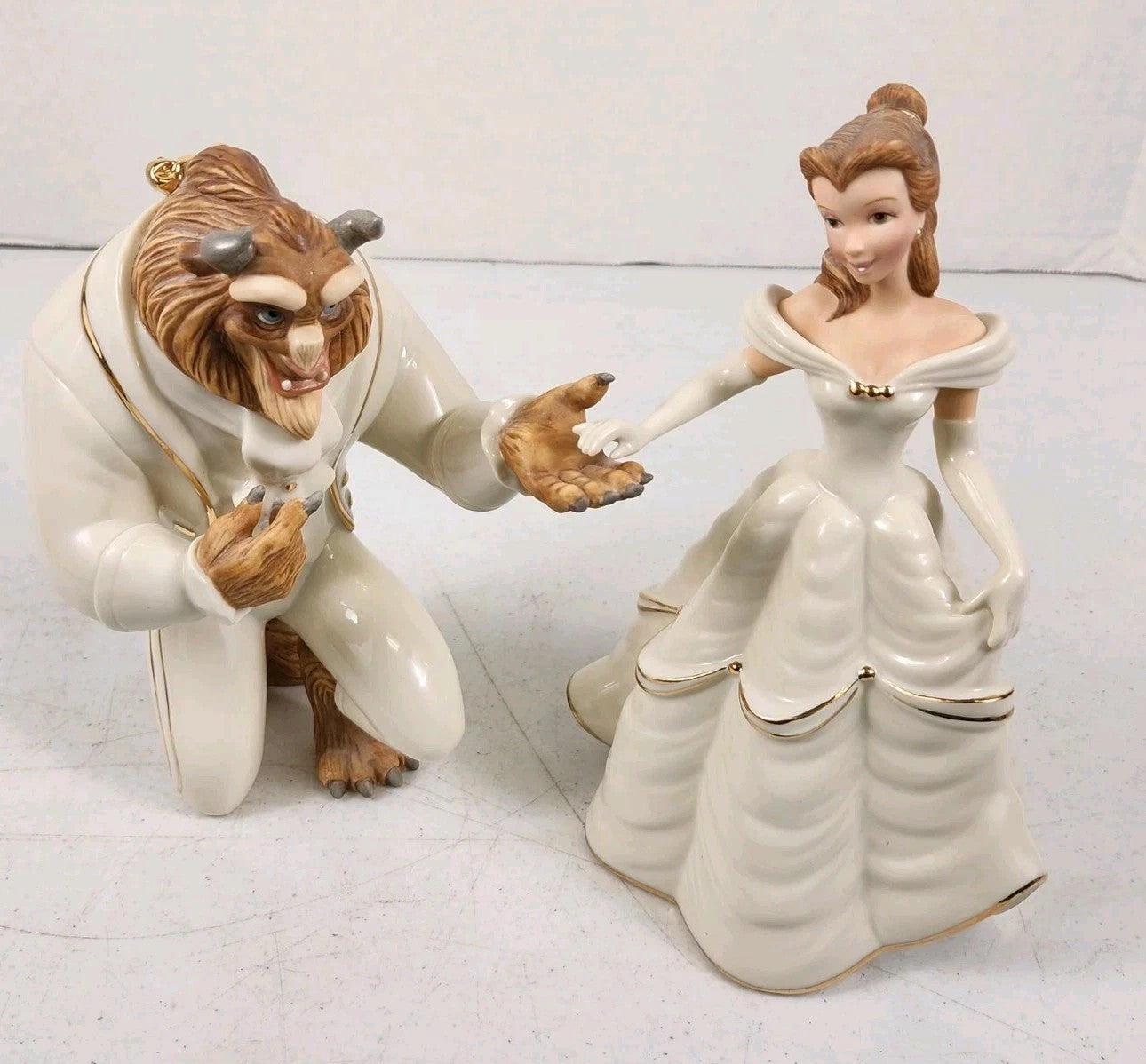 Lenox Disney Beauty and The Beast Figurines Set Belle My Hand Heart Is Yours NEW7