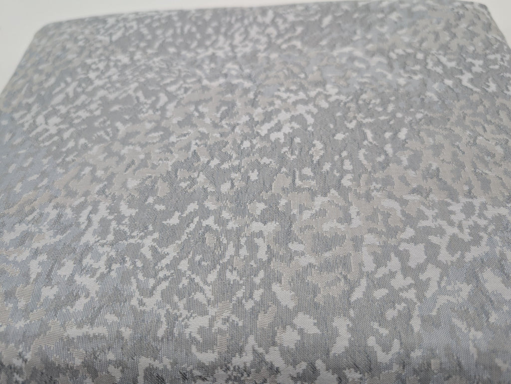 Sferra Bione Grey Queen Duvet Textured Pattern Cotton Sateen Jacquard Italy NEW11