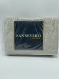Sferra Hannah Grey Euro Continental Sham Scroll Design 100% Cotton Matelasse NEW0