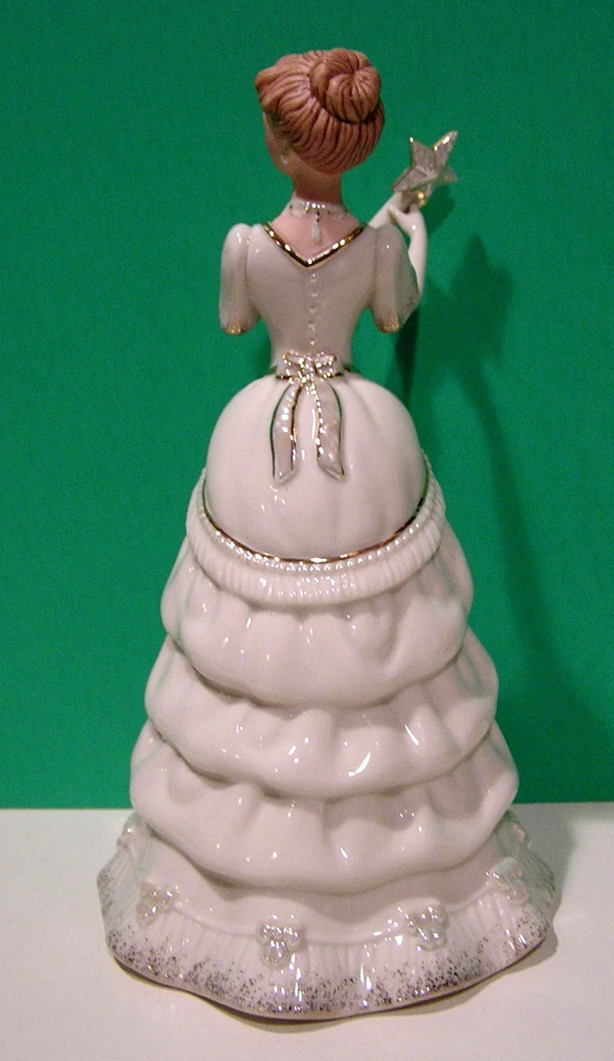 Lenox 2018 Classic Victorian Lady Christmas Figurine Finishing Touches COA NEW5