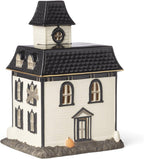 Lenox Halloween Lighted Haunted House Figurine Black Cat Pumpkin Owl Vintage NEW2