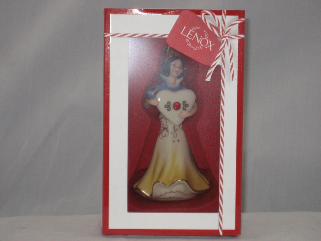 Lenox Disney Princess Snow White Ornament Figurine Gem Heart Christmas Gift NEW1