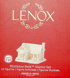 Lenox  Mistletoe Park Lighted Starter Set 3PC House Mini Figurines Christmas NEW7
