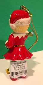 Lenox Edwina The Elf Figurine Ornament Annual Toy Airplane 2015 Christmas NEW7