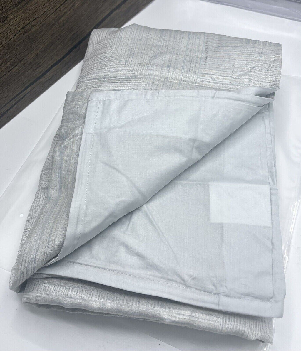 Sferra Modelli Aquamarine Queen Duvet Set 3PC Cotton Jacquard Reverses Italy NEW4