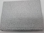 Sferra Catella Queen Grey Duvet Set 3PC Squares Cotton Sateen Jacquard Italy NEW18