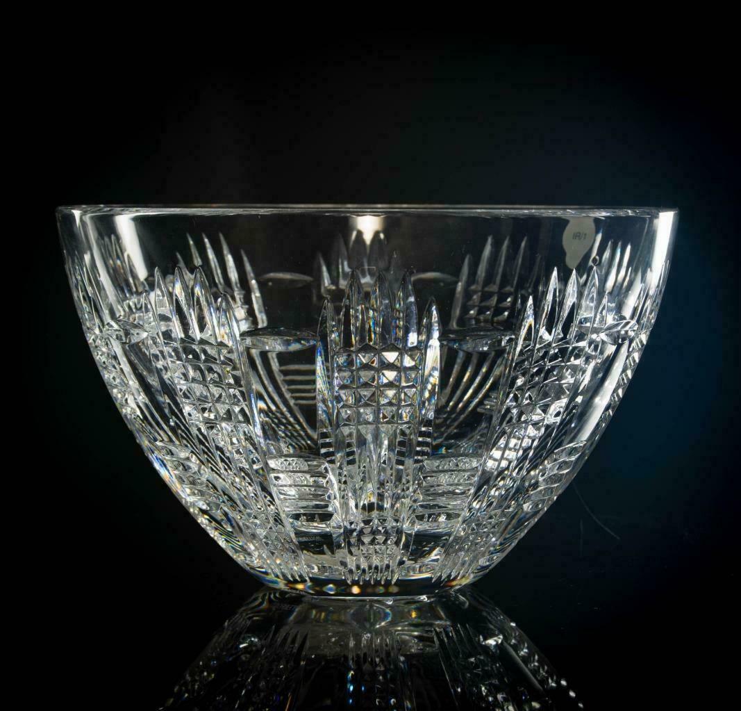 Waterford Crystal Dungarvan Castle Bowl 8" Tom Cooke Deep Cut Ireland NEW IN BOX0