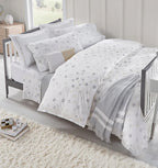 Sferra Punti Platinum Standard Sham Grey Taupe Dots Cotton Percale  Italy NEW2