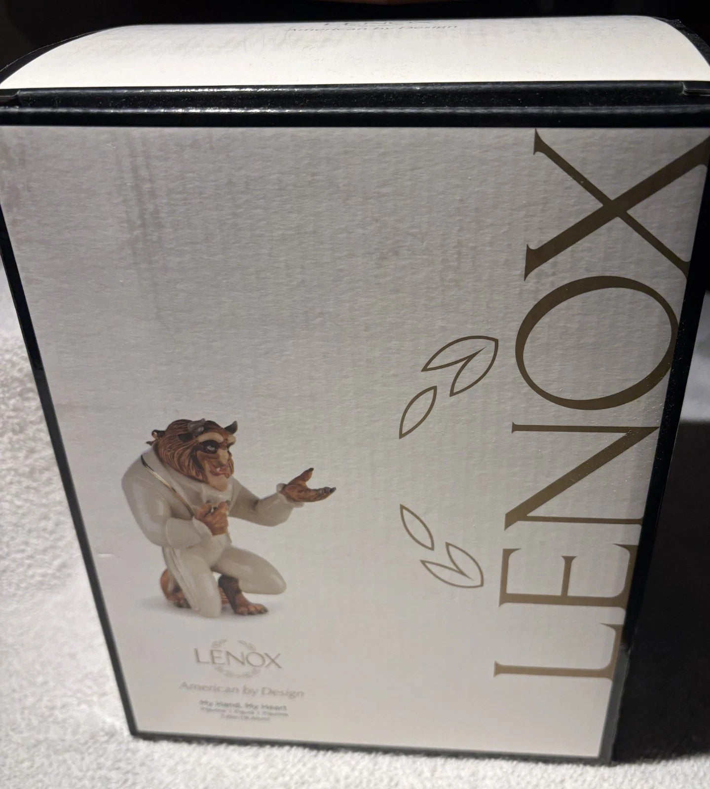 Lenox Disney Beast Figurine My Heart My Hand  Beauty and The On Bended Knee NEW16