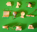 Lenox Graduation Miniature Tree Ornaments Set Of 10 Diploma Cap Owl Award NEW5