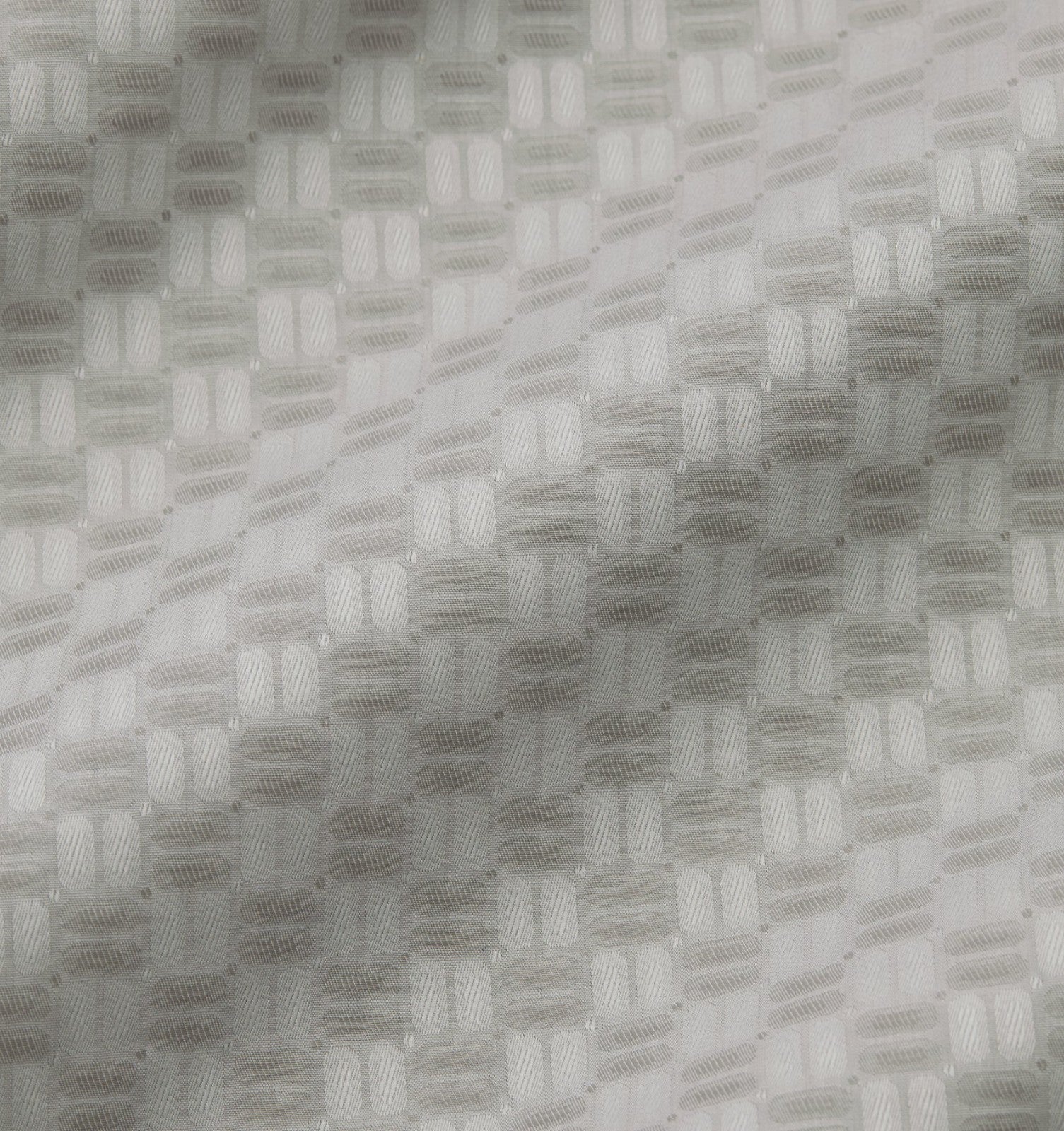 Sferra Macchia Grey Euro Shams Pair Lunar Basketweave Cotton Jacquard Italy NEW4