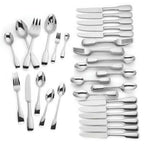 Lenox Lakedale 72 PC Flatware Set Service For 12 With 12PC Hostess Set 18/10 NEW0